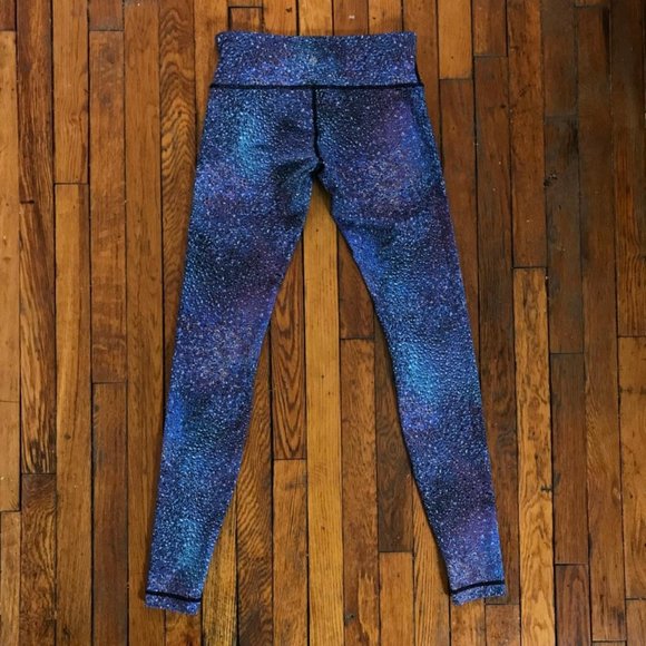 Extremely Rare Lululemon Women Multicolor Paint Splatter Dot Yoga Pant Leggings - Picture 3 of 4